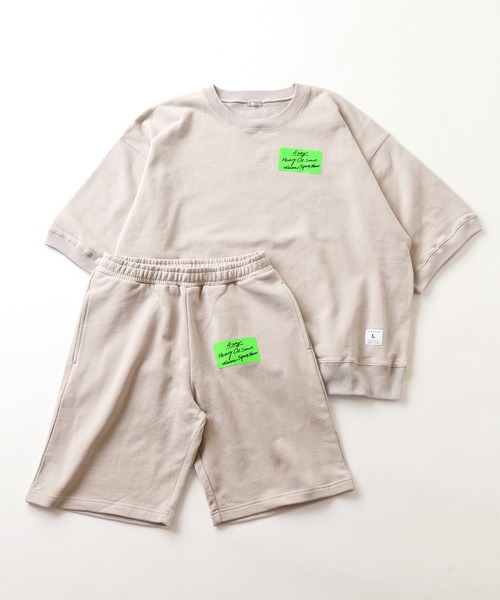 JOURNAL STANDARD relume(ジャーナルスタンダード レリューム)の「【3XL】スウェットショートスリーブ/無地半袖(Tシャツ/カットソー・メンズ・ブラック/ホワイト/ライトグレー/ベージュ系その他/モスグリーン・XXX-LARGE/LARGE)」の1枚目の写真