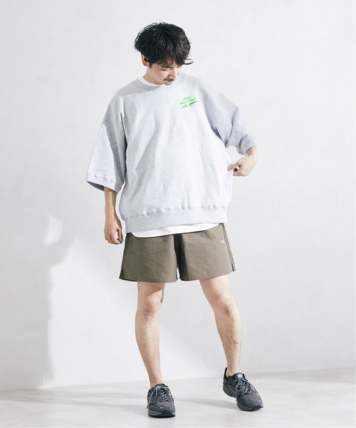 JOURNAL STANDARD relume(ジャーナルスタンダード レリューム)の「【3XL】スウェットショートスリーブ/無地半袖(Tシャツ/カットソー・メンズ・ブラック/ホワイト/ライトグレー/ベージュ系その他/モスグリーン・XXX-LARGE/LARGE)」の10枚目の写真