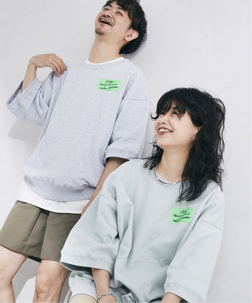 JOURNAL STANDARD relume(ジャーナルスタンダード レリューム)の「【3XL】スウェットショートスリーブ/無地半袖(Tシャツ/カットソー・メンズ・ブラック/ホワイト/ライトグレー/ベージュ系その他/モスグリーン・XXX-LARGE/LARGE)」の19枚目の写真