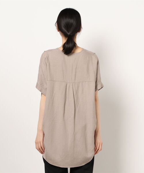 JOURNAL STANDARD（ジャーナルスタンダード）の「レーヨンアサノーカラーブラウス◆2（シャツ/ブラウス・レディース・ブラック/ライトグレー/ホワイト/サックスブルー/カーキ/ブラック系その他・FREE）」の11枚目の写真