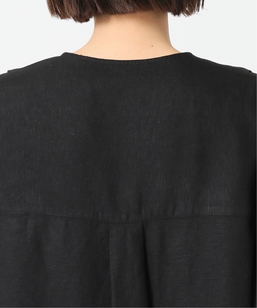 JOURNAL STANDARD（ジャーナルスタンダード）の「レーヨンアサノーカラーブラウス◆2（シャツ/ブラウス・レディース・ブラック/ライトグレー/ホワイト/サックスブルー/カーキ/ブラック系その他・FREE）」の9枚目の写真
