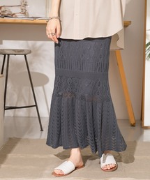 ITEMS URBANRESEARCH | 柄編みニットタイトスカート(スカート)