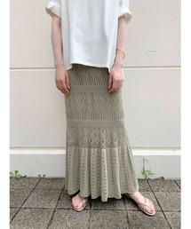 ITEMS URBANRESEARCH | 柄編みニットタイトスカート(スカート)