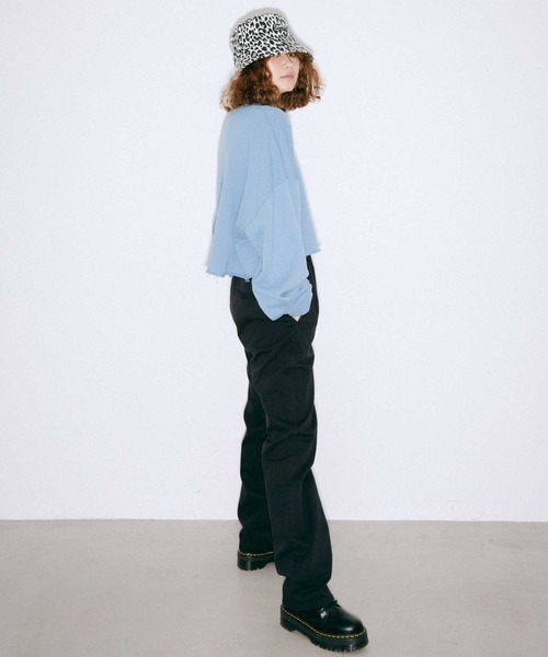 X-girl（エックスガール）の「EASY PANTS（その他パンツ・レディース・ホワイト/ブラック/パープル/オレンジ・S/M/XS/X-SMALL/MEDIUM/L）」の21枚目の写真