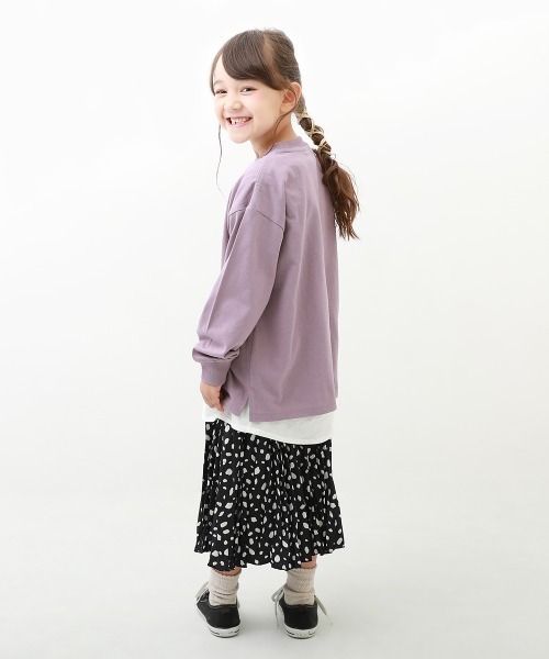 devirock（デビロック）の「ロング丈タンクトップ（タンクトップ・キッズ・ホワイト/ブラック×ホワイト・110cm/100cm/120cm/130cm/140cm/150cm/160cm）」の16枚目の写真