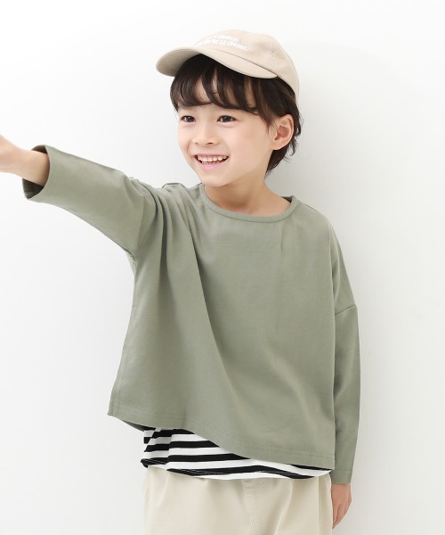 devirock（デビロック）の「ロング丈タンクトップ（タンクトップ・キッズ・ホワイト/ブラック×ホワイト・110cm/100cm/120cm/130cm/140cm/150cm/160cm）」の17枚目の写真