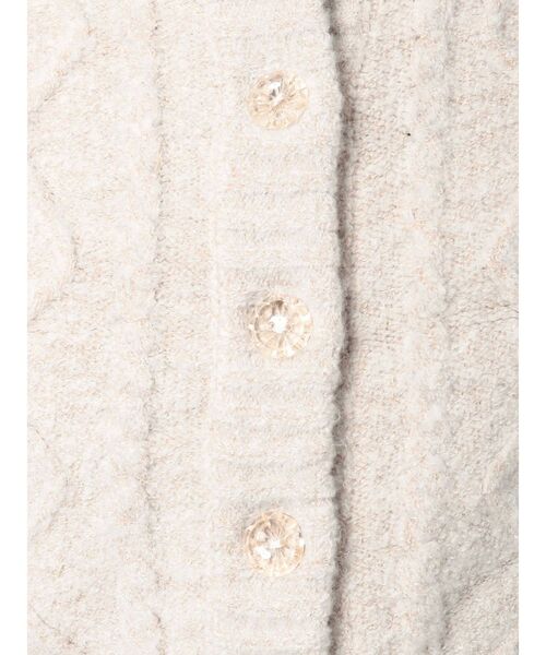 jouetie（ジュエティ）の「2WAYケーブル ニット カーディガン（カーディガン/ボレロ・レディース・ライトブルー/ブラック/アイボリー/ピンク/パープル/ブラウン・MEDIUM）」の22枚目の写真