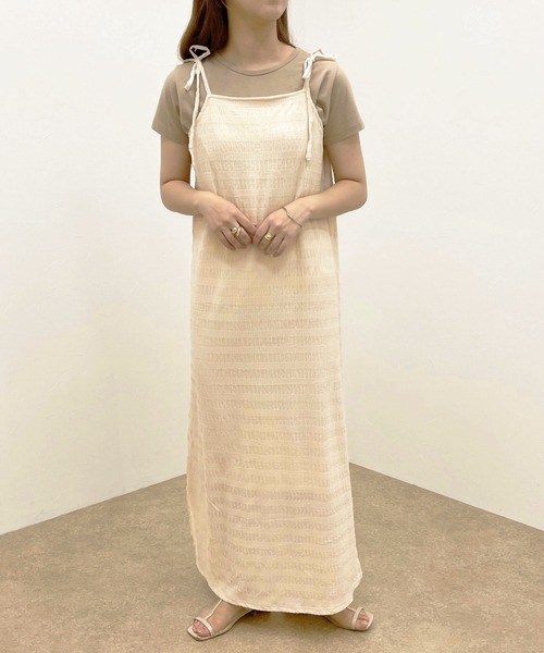 apres jour clair（アプレジュールクレア）の「【apres jour clair】アソートキャミワンピース【ZOZOTOWN限定アイテム】（ワンピース・レディース・アイボリー/ブルー系その他/イエロー系その他/その他・X-LARGE/フリー）」の8枚目の写真