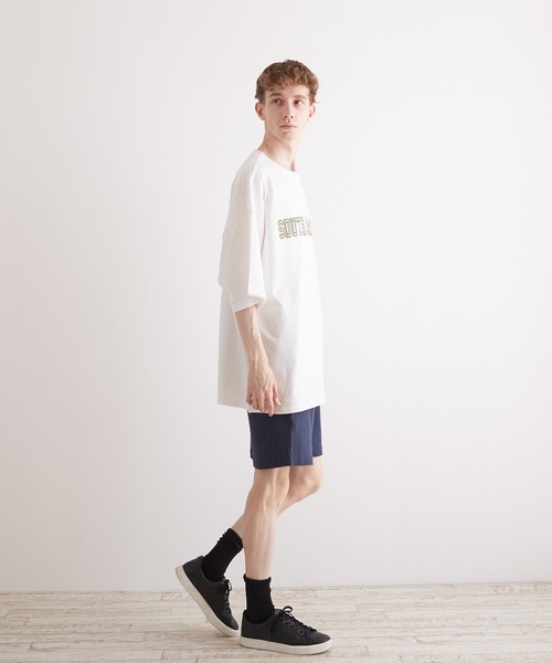 VIBGYOR(ヴィブジョー)の「【VIBGYOR BY AS】カットサッカーショーツ(BI)(チノパンツ・メンズ・グレー系その他/ネイビー/ブラック/ブルー系その他/ベージュ系その他・MEDIUM/LARGE)」の10枚目の写真