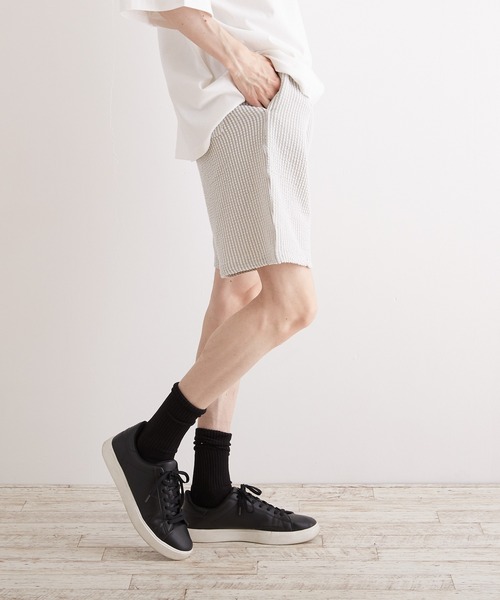 VIBGYOR(ヴィブジョー)の「【VIBGYOR BY AS】カットサッカーショーツ(BI)(チノパンツ・メンズ・グレー系その他/ネイビー/ブラック/ブルー系その他/ベージュ系その他・MEDIUM/LARGE)」の14枚目の写真