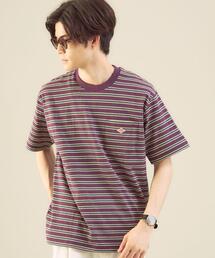 DANTON | ＜DANTON（ダントン）＞ロゴ ボーダー ポケット Tシャツ(Tシャツ/カットソー)