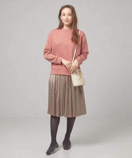 closet story（クローゼットストーリー）の「＜closet story（クローゼットストーリー）＞ダンボールニット クルーネック プルオーバー（Tシャツ/カットソー・レディース・ナチュラル/ピンク・FREE）」の8枚目の写真