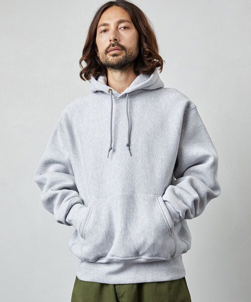 CAMBER(キャンバー)の「CAMBER/キャンバー CROSSKNIT PULLOVER PK/クロスニット プルオーバーパーカー(パーカー・メンズ・オフホワイト/グリーン/ブラック/ネイビー/グレー・MEDIUM/X-LARGE/LARGE)」の9枚目の写真