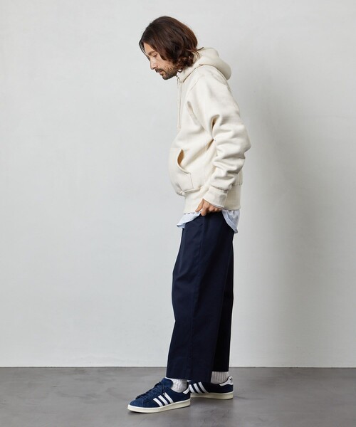 CAMBER(キャンバー)の「CAMBER/キャンバー CROSSKNIT PULLOVER PK/クロスニット プルオーバーパーカー(パーカー・メンズ・オフホワイト/グリーン/ブラック/ネイビー/グレー・MEDIUM/X-LARGE/LARGE)」の20枚目の写真