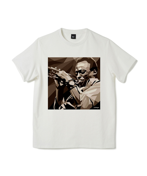 5351 POUR LES HOMMES（ゴーサンゴーイチプールオム）の「【5/】Jazz Composition ショートスリーブ Tシャツ（Tシャツ/カットソー・メンズ・ブラウン/ホワイト/ブラック・XL/M/L）」の5枚目の写真