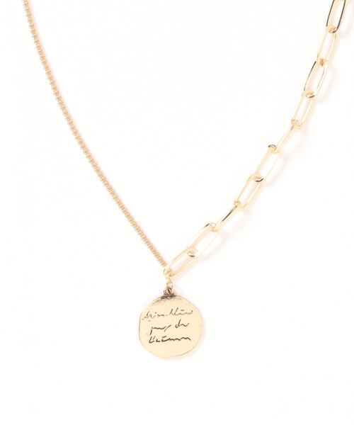 juweel（ユウェル）の「juweel メタルチェーン×コインネックレス（ネックレス・レディース・シルバー/ゴールド・FREE）」の5枚目の写真