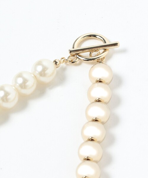 B:MING by BEAMS（ビーミングバイビームス）の「【セレモニー・フォーマル】パール メタル ビーズ ネックレス（ネックレス・レディース・その他・ONE SIZE）」の3枚目の写真