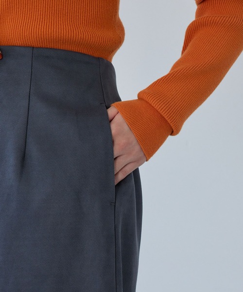 VIS（ビス）の「【選べる着丈】程よいストレッチ感。ベロアタッチ
