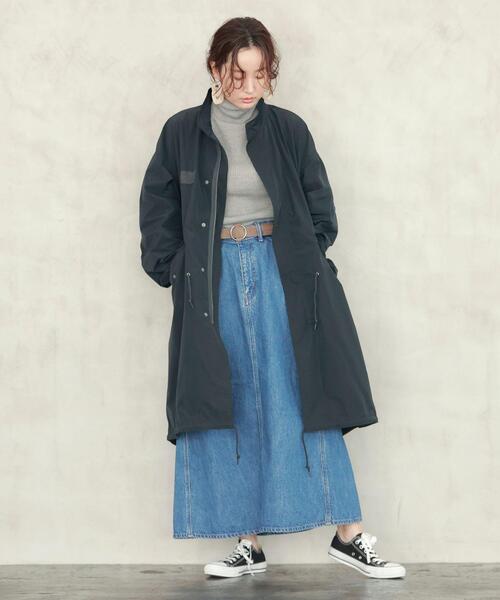 coen（コーエン）の「■プレミアムデニムコレクション■バックフレアロングデニムスカート（スカート・レディース・ダークグレー/コバルトブルー・MEDIUM/LARGE）」の10枚目の写真