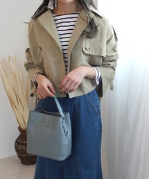 PREFERIR | 【ZOZOTOWN限定】ショート丈 トレンチ ジャケット（ワッシャー加工生地）(トレンチコート)