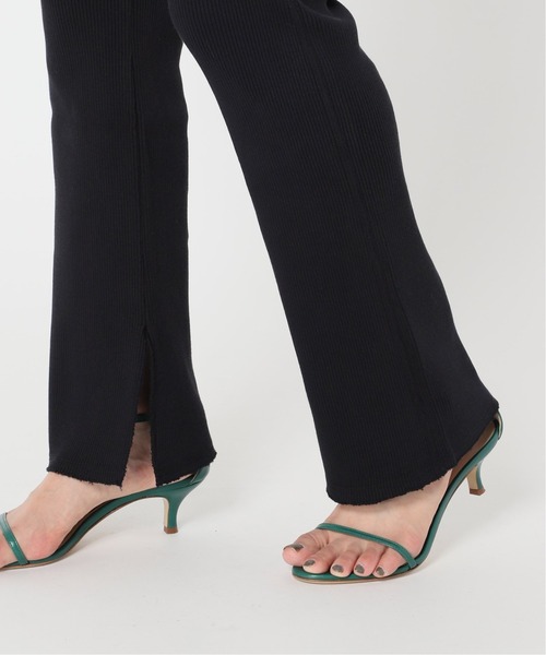 plage(プラージュ)の「【CALUX/キャラクス】SLIT RIB パンツ3◆(その他パンツ・レディース・チャコールグレー/ネイビー・40/38/36)」の8枚目の写真