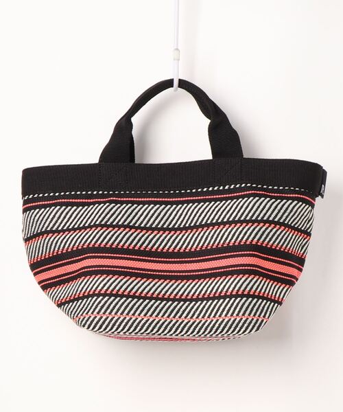 ROOTOTE（ルートート）の「ルートート/幾何学柄 トートバッグ LT.デリ.パターンファブリック-E（トートバッグ・レディース・ベージュ/ピンク/ブラック・FREE）」の3枚目の写真