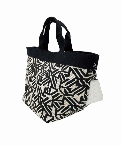 ROOTOTE（ルートート）の「ルートート/幾何学柄 トートバッグ LT.デリ.パターンファブリック-E（トートバッグ・レディース・ベージュ/ピンク/ブラック・FREE）」の11枚目の写真