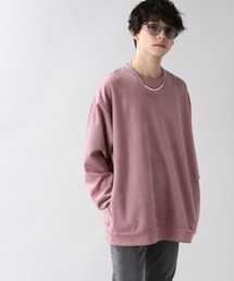 カットスウェード/ストレッチクルー/214699