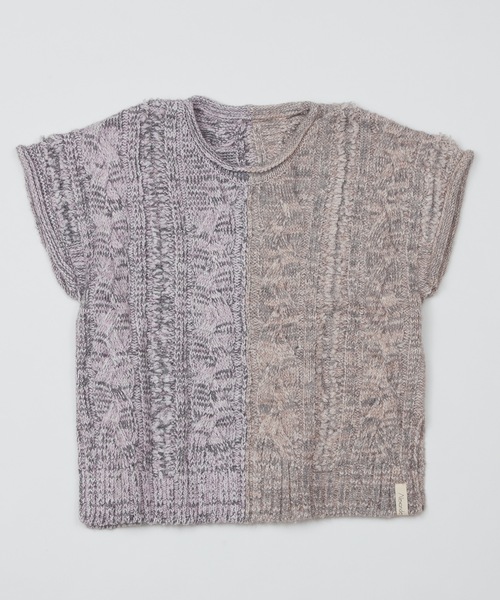 AlexanderLeeChang（アレキサンダーリーチャン）の「BIG KNIT VEST（ニット/セーター・メンズ・ブラック/グレー/バーガンディー・2/3）」の4枚目の写真