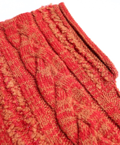 AlexanderLeeChang（アレキサンダーリーチャン）の「BIG KNIT VEST（ニット/セーター・メンズ・ブラック/グレー/バーガンディー・2/3）」の7枚目の写真