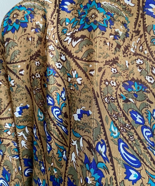 CAPRICIEUX LE'MAGE（カプリシューレマージュ）の「レトロフラワーヨークギャザーワンピース（ワンピース・レディース・ブラック/ベージュ・FREE）」の20枚目の写真