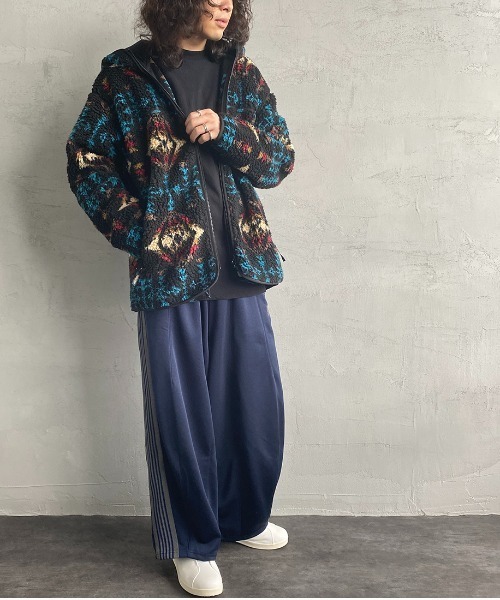 PENDLETON（ペンドルトン）の「[PENDLETON/ペンドルトン] ネイティブ柄 ボアフリースフードジャケット（その他アウター・レディース・ブラック/ブラック系その他/アイボリー/ブルー/キャメル・M/S/L）」の20枚目の写真