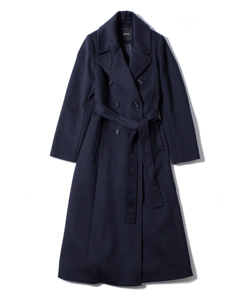 DRWCYS(ドロシーズ)の「ビッグカラーロングコート(チェスターコート・レディース・ネイビー/サックスブルー/キャメル・FREE)」の18枚目の写真