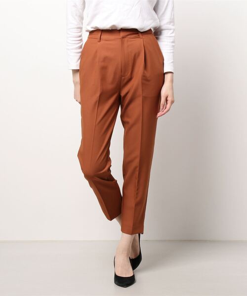 nota（ノータ）の「カラーテーパードパンツ（その他パンツ・レディース・パープル/ブラック/キャメル・3/2）」の3枚目の写真