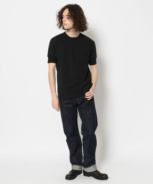 Uncut Bound（アンカットバウンド）の「STANDARD HENRY POCKET T-SHIRTS（Tシャツ/カットソー・メンズ・ホワイト・X-LARGE）」の3枚目の写真