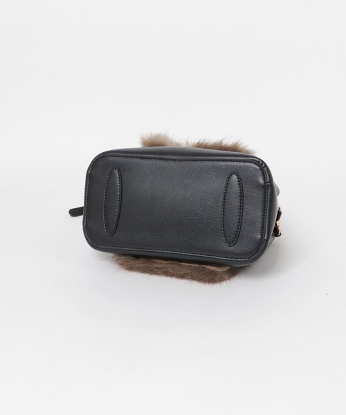 RODE SKO（ロデスコ）の「2WAYファーバッグ（ショルダーバッグ・レディース・ブラック/モカ・ONE）」の14枚目の写真