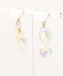 【atelier*mio】クレイ × スパンコール costume jewelry earring