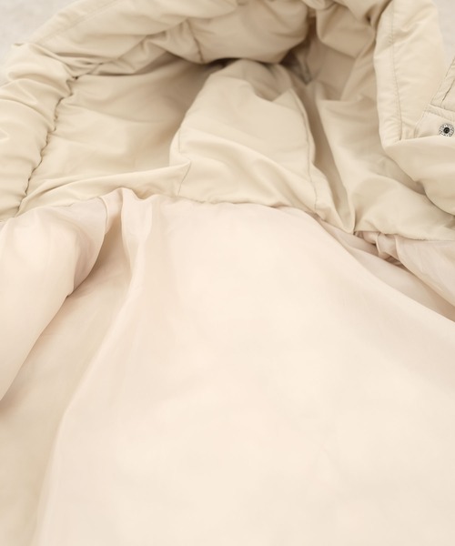 ＡＮＤＪ（アンドジェイ）の「ダイヤ柄中綿ショートダウンジャケット（ダウンジャケット/コート・レディース・ミント/アイボリー/グレイッシュベージュ/ブラック・M）」の11枚目の写真