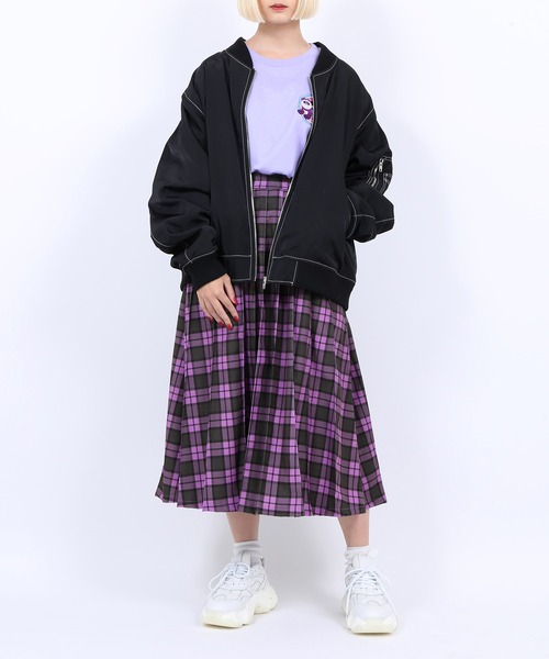 PUNYUS（プニュズ）の「チェック柄プリーツスカート（スカート・レディース・グリーン/イエロー/レッド/パープル・2/1/4/3）」の17枚目の写真