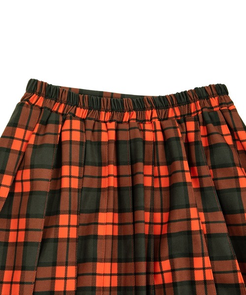 PUNYUS（プニュズ）の「チェック柄プリーツスカート（スカート・レディース・グリーン/イエロー/レッド/パープル・2/1/4/3）」の18枚目の写真
