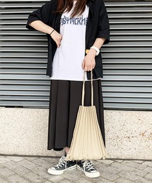 プリーツ トートバッグ