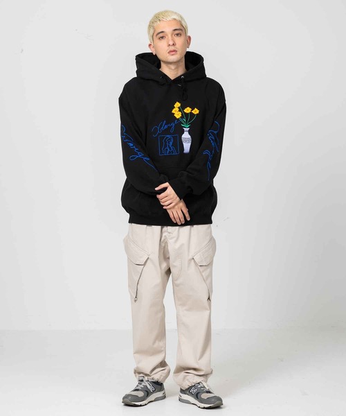 XLARGE（エクストララージ）の「FLOWER VASE PULLOVER HOODED SWEAT（パーカー・メンズ・ホワイト/ブラック/ネイビー・S/M/L/XL）」の7枚目の写真