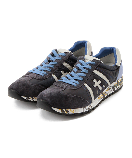 PREMIATA(プレミアータ)の「PREMIATA / “LUCY” ウォッシュ(スニーカー・メンズ・グレー/ホワイト/ネイビー/ダークブルー・42/41/44/40/43/39)」の4枚目の写真