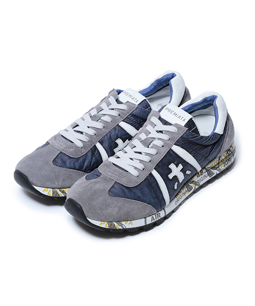 PREMIATA(プレミアータ)の「PREMIATA / “LUCY” ウォッシュ(スニーカー・メンズ・グレー/ホワイト/ネイビー/ダークブルー・42/41/44/40/43/39)」の3枚目の写真
