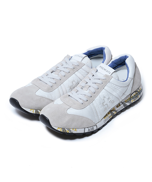 PREMIATA(プレミアータ)の「PREMIATA / “LUCY” ウォッシュ(スニーカー・メンズ・グレー/ホワイト/ネイビー/ダークブルー・42/41/44/40/43/39)」の1枚目の写真