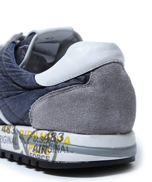 PREMIATA(プレミアータ)の「PREMIATA / “LUCY” ウォッシュ(スニーカー・メンズ・グレー/ホワイト/ネイビー/ダークブルー・42/41/44/40/43/39)」の10枚目の写真