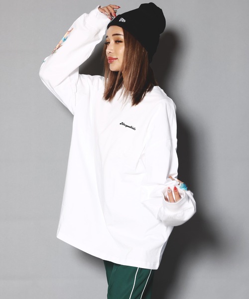 A FEW GOOD KIDS（ア フュー グッド キッズ）の「A FEW GOOD KIDS-マリア＆エンジェル・LSTEE（Tシャツ/カットソー・メンズ・ホワイト/ブラック・L/XL）」の18枚目の写真