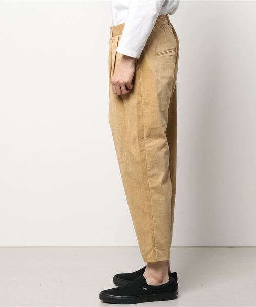 ADAM ET ROPE'(アダムエロペ)の「【アウトレット店舗・WEB限定】ストレッチコールワイドPT21AW(その他パンツ・メンズ・ダークブラウン/ブラック/ベージュ・M/S/L)」の4枚目の写真