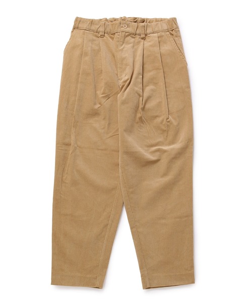 ADAM ET ROPE'(アダムエロペ)の「【アウトレット店舗・WEB限定】ストレッチコールワイドPT21AW(その他パンツ・メンズ・ダークブラウン/ブラック/ベージュ・M/S/L)」の1枚目の写真