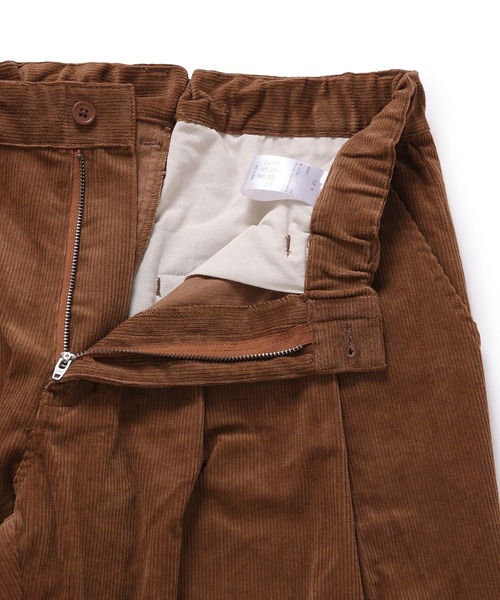 ADAM ET ROPE'(アダムエロペ)の「【アウトレット店舗・WEB限定】ストレッチコールワイドPT21AW(その他パンツ・メンズ・ダークブラウン/ブラック/ベージュ・M/S/L)」の10枚目の写真
